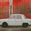 Antique White Renault 8 Diamond Painting