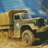 Army Truck Diamond Painting