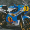 Barry Sheene Suzuki Diamond Painting