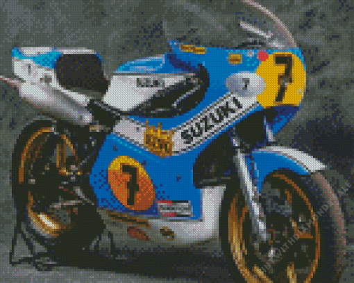 Barry Sheene Suzuki Diamond Painting