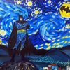 Batman Starry Night Diamond Painting