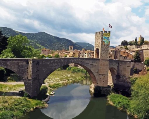 Besalu Girona Diamond Painting