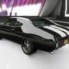 Black And White Chevelle Super Sport Diamond Painting