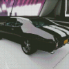 Black And White Chevelle Super Sport Diamond Painting