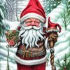 Christmas Santa Dwarf Diamond Painting