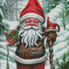 Christmas Santa Dwarf Diamond Painting