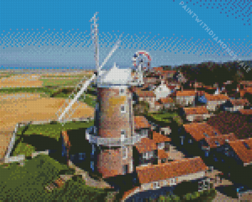 Cley Windmill Norfolk Diamond Painting