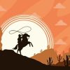 Cowboy Silhouette In Desert Diamond Painting