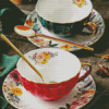 Cup and Saucer Diamond Painting