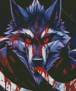 Death Wolf Diamond Painting