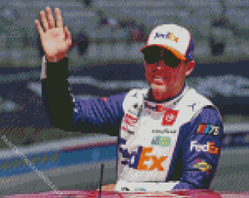 Denny Hamlin Diamond Painting