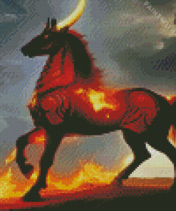 Devil Horse Diamond Painting