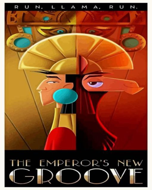 Disney The Emperors New Groove Poster Diamond Painting