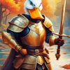 Duck Warrior Diamond Painting