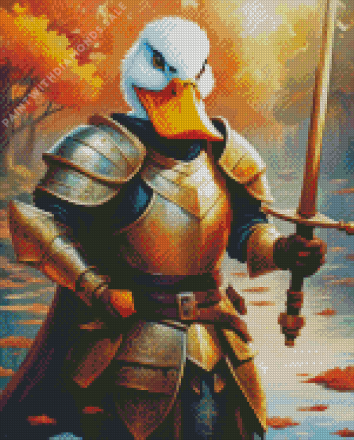 Duck Warrior Diamond Painting