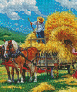 Farming Family Diamond Painting