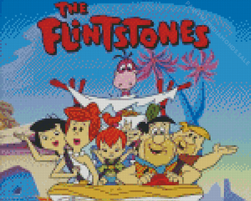 Flintstones And Jetsons Diamond Painting