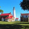 Fort Gratiot Lighthouse Diamond Painting