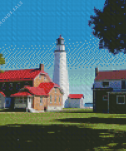 Fort Gratiot Lighthouse Diamond Painting