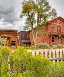 Ghost Town Landscape Diamond Painting