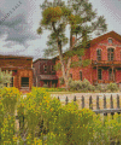 Ghost Town Landscape Diamond Painting