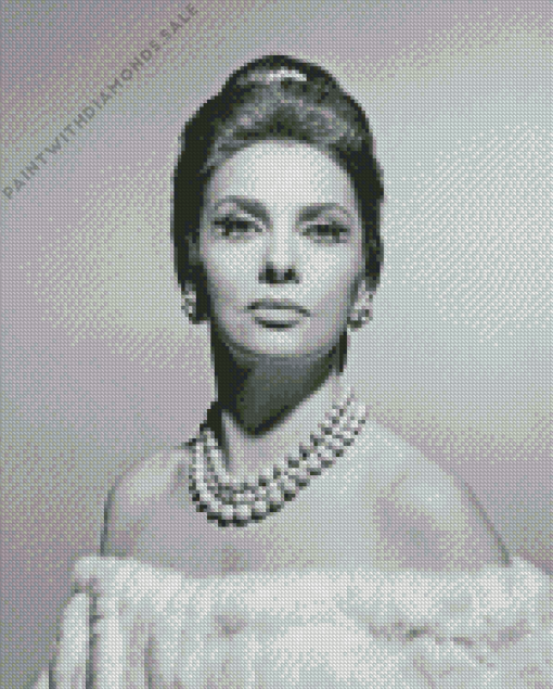 Gina Lollobrigida Diamond Painting