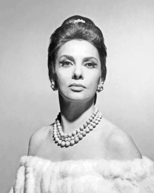 Gina Lollobrigida Diamond Painting