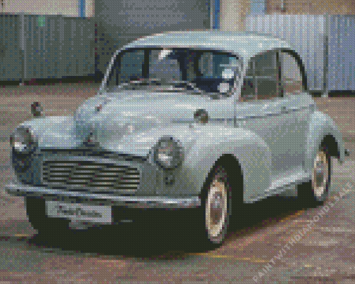 Grey Morris Minor Diamond Painting