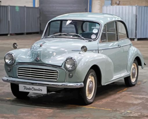 Grey Morris Minor Diamond Painting