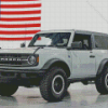 Grey Ford Bronco Diamond Painting