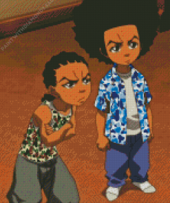 Huey And Riley Diamond Painting