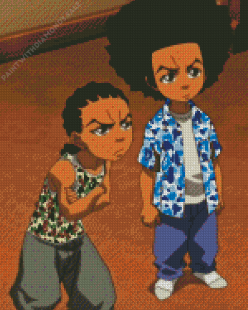 Huey And Riley Diamond Painting