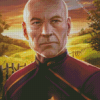 Jean Luc Picard Diamond Painting