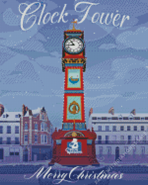 Jubilee Clock Tower Weymouth Poster Diamond Painting