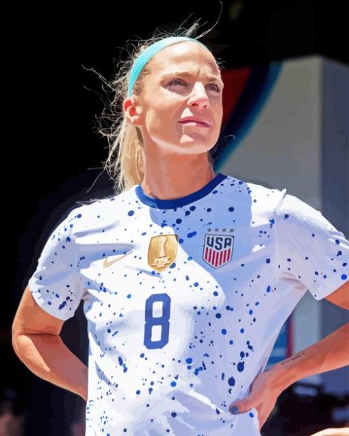 Julie Ertz Footballer Diamond Painting