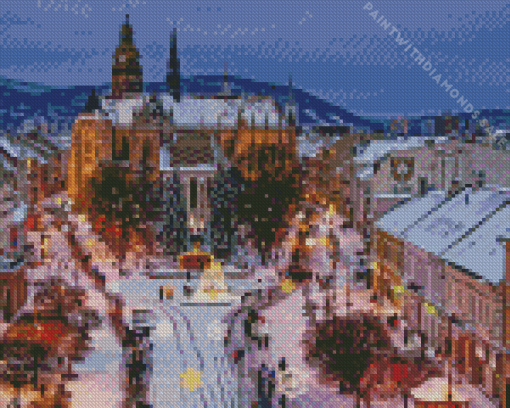 Kosice In Winter Diamond Painting