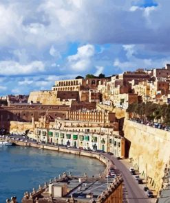 Malta Harbor Diamond Painting