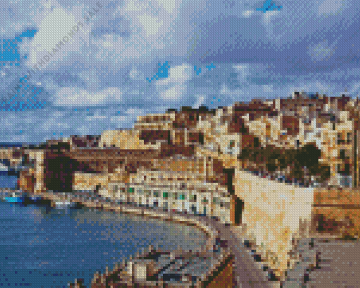 Malta Harbor Diamond Painting