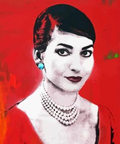 Maria Callas Diamond Painting