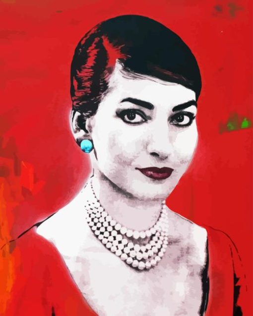 Maria Callas Diamond Painting