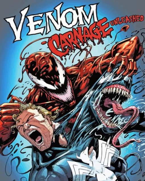 Marvel Venom And Carnage Diamond Painting