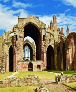 Melrose Abbey Diamond Painting