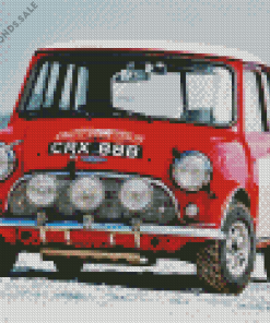 Mini Rally Car Diamond Painting