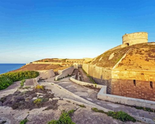 Mola Fortress Diamond Painting