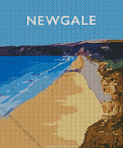 Newgale Pembrokeshire Poster Diamond Painting