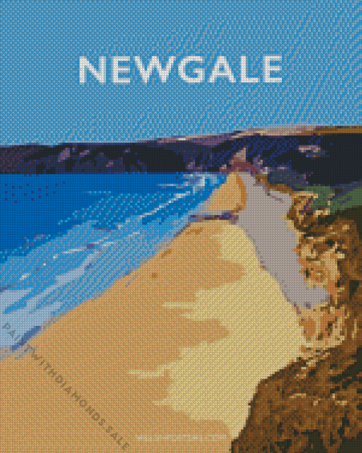 Newgale Pembrokeshire Poster Diamond Painting