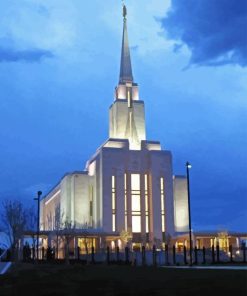 Oquirrh Temple Diamond Painting