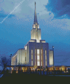 Oquirrh Temple Diamond Painting