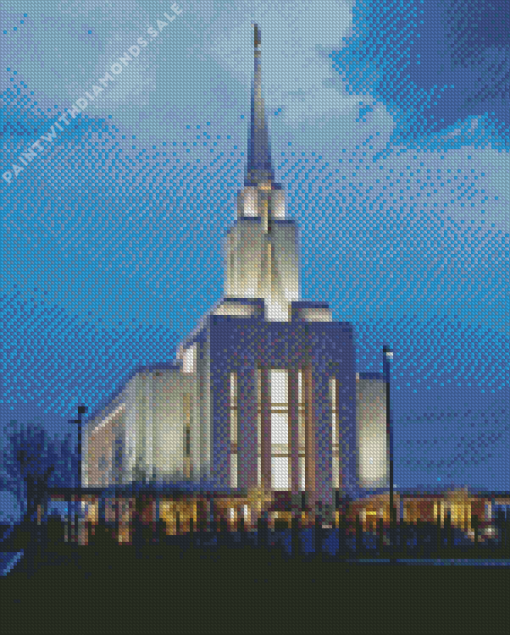 Oquirrh Temple Diamond Painting