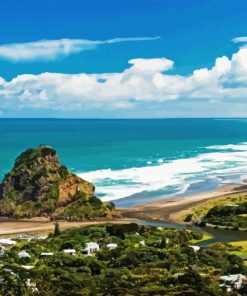 Piha Beach Diamond Painting